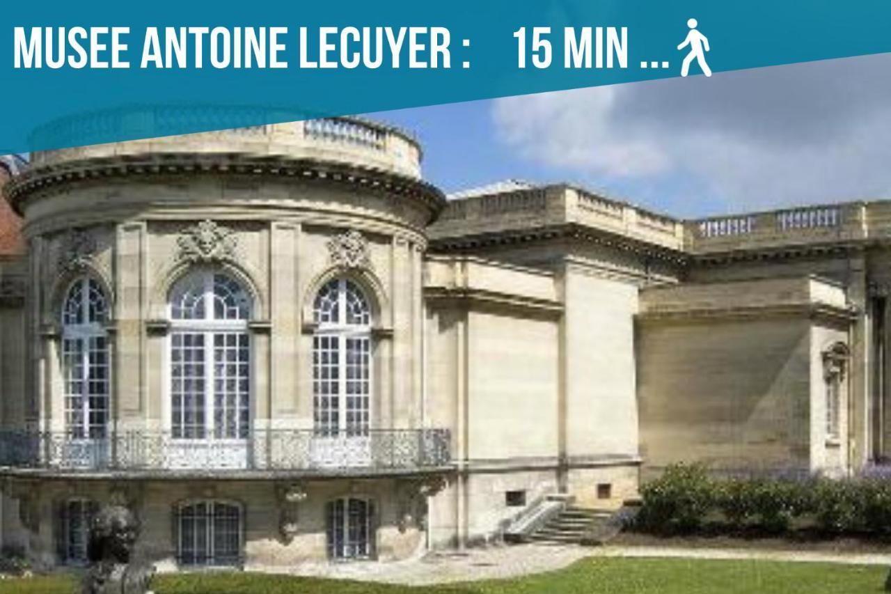 L'Echappee Belle - Terrasse 25M2 - Centre Ville - Lit Queen Size Saint-Quentin (Aisne) Exterior photo